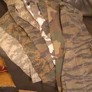 Camo shorts and pants